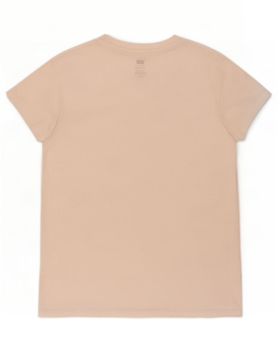 Levi's Dame T-Shirt Top UK 14 Stor Hvid Bomuld