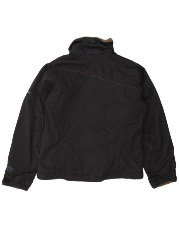 Columbia Dame Windbreaker Jacket UK 14 Medium Sort Nylon