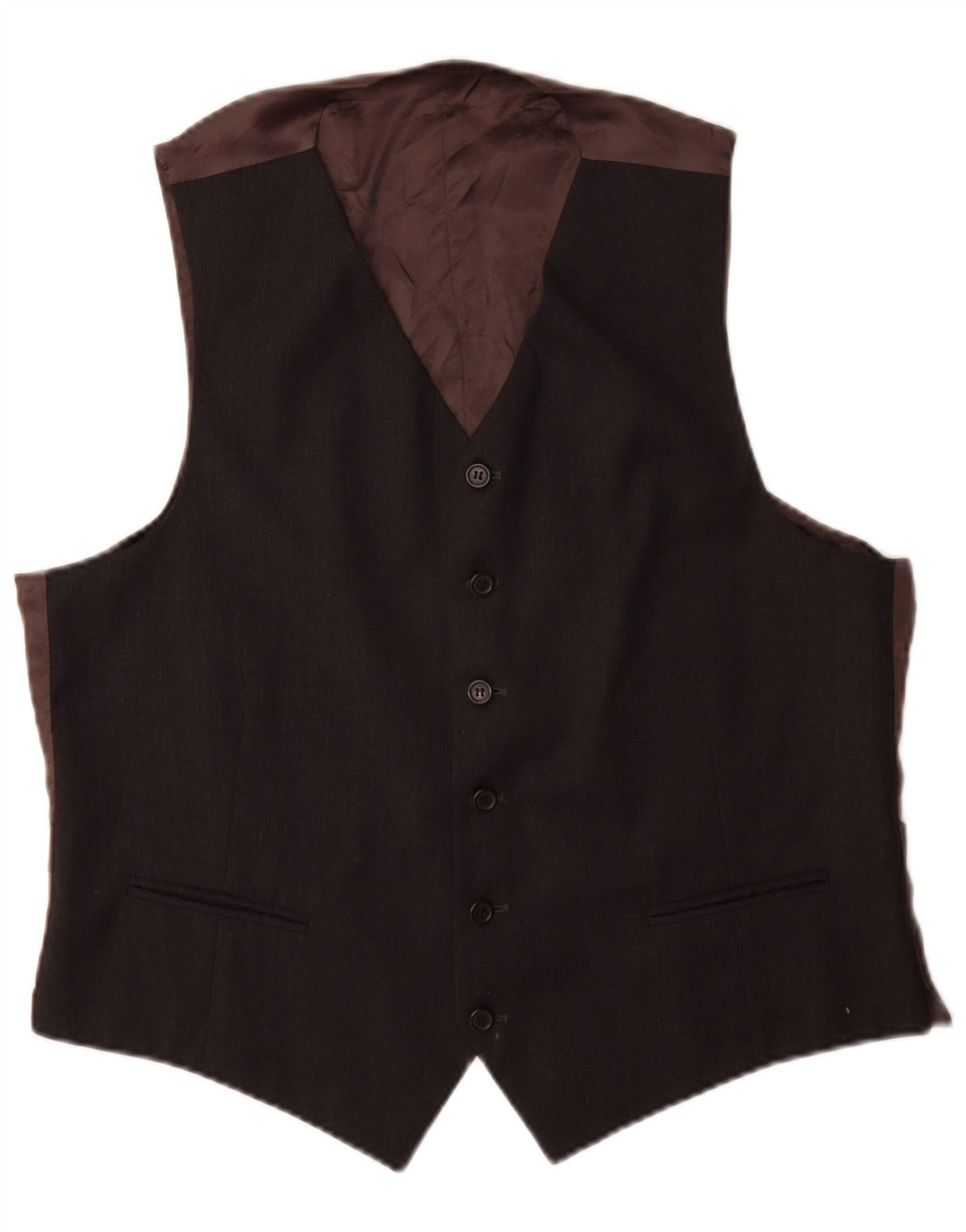 Vintage herrevest IT 54 XL sort uld