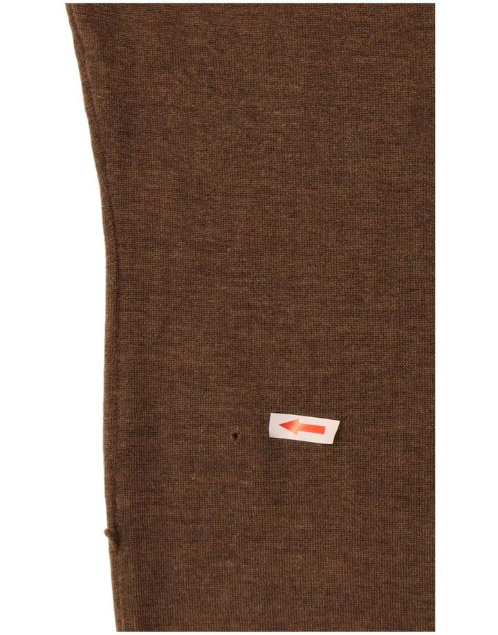 Gucci Womens Shift Dress UK 12 Medium Brown Cashmere