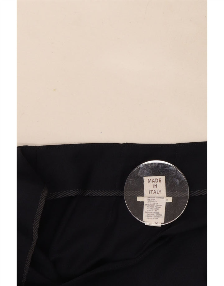 Brunello Cucinelli Damedragtbukser IT 44 Medium W30 L27 Marineblå Clas