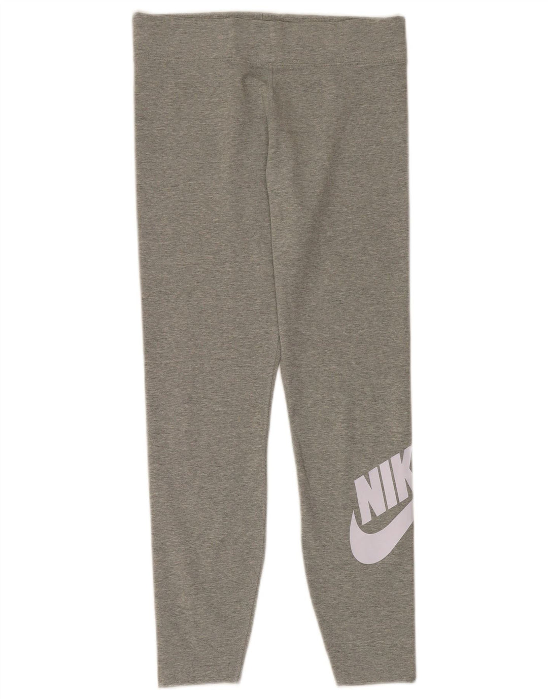 Nike Dame Grafiske Leggings UK 14 Large Grå Bomuld