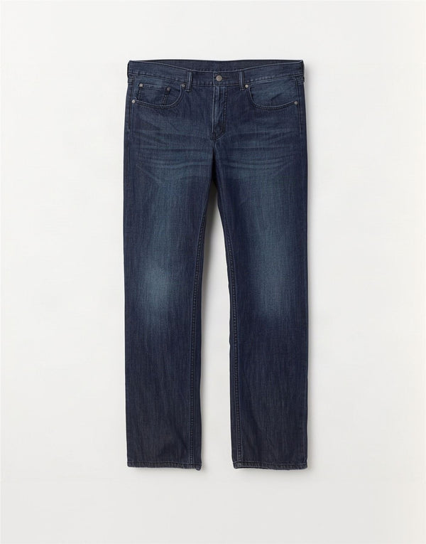 Levi's Herre 559 Relaxed Fit Straight Jeans W34 L32 Marineblå Bomuld