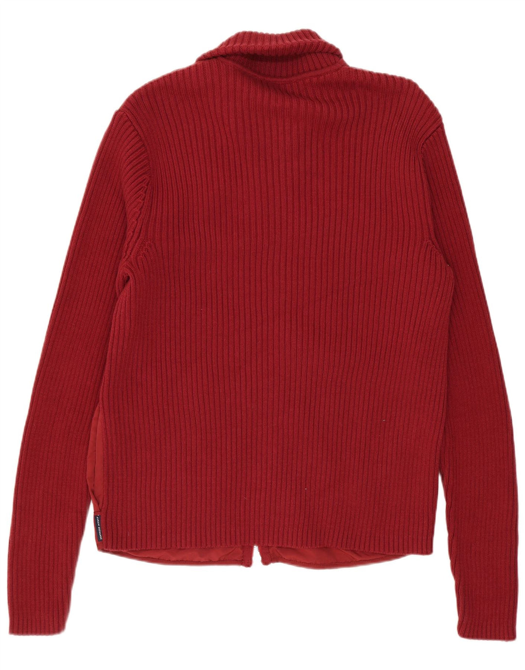ARMANI EXCHANGE Herre cardigan sweater Medium Rød Nylon