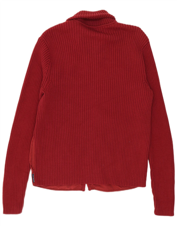 ARMANI EXCHANGE Herre cardigan sweater Medium Rød Nylon