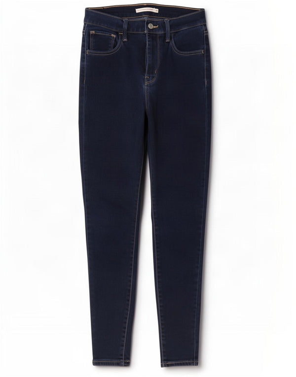 Levi's Womens 720 High Rise Super Skinny Jeans W26 L28 Marineblå Bomuld