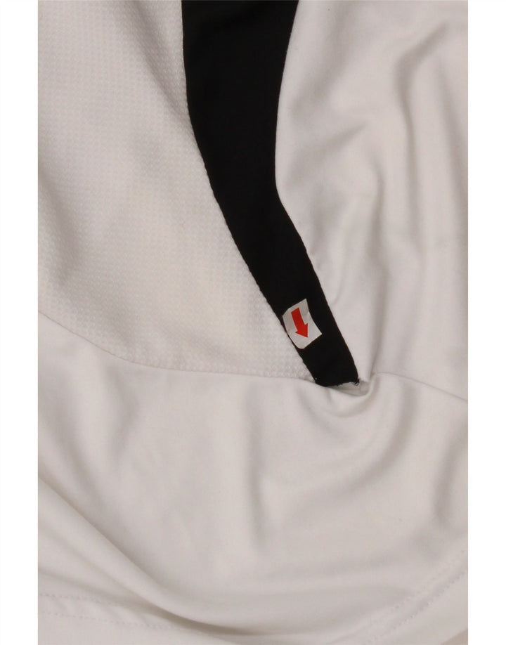 ADIDAS Herre Climacool T-Shirt Top Medium White Colourblock