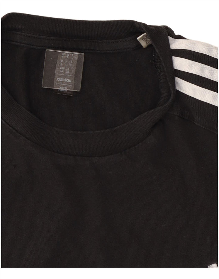 Adidas Herre T-Shirt Top Stor Sort