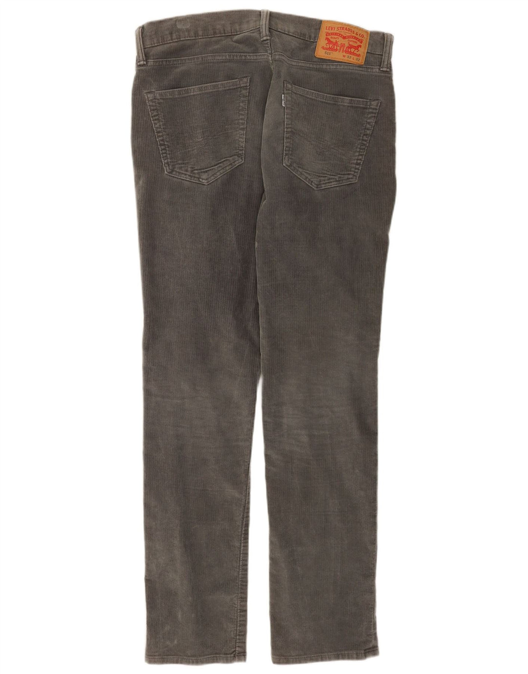 Levi's Herre 511 Slim Corduroy Bukser W32 L32 Grå