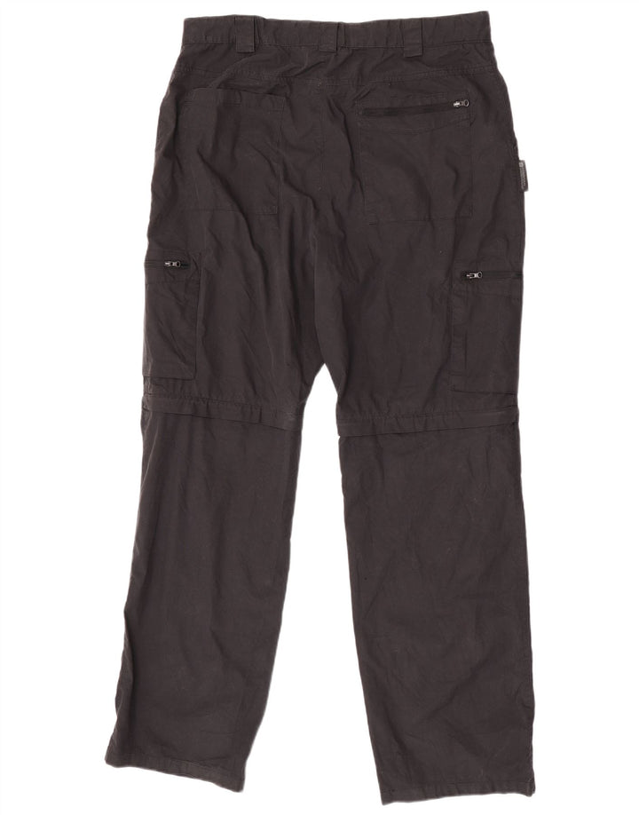 Mountain Warehouse Herre Straight Cargo Bukser W36 L31 Sort Polyester