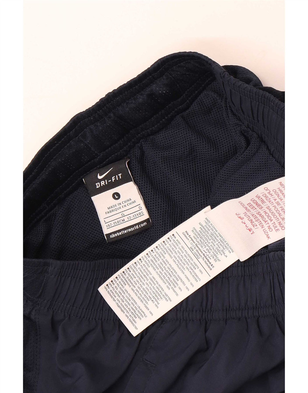 Nike drenge Dri Fit sportsshorts 12-13 år store marineblå polyester