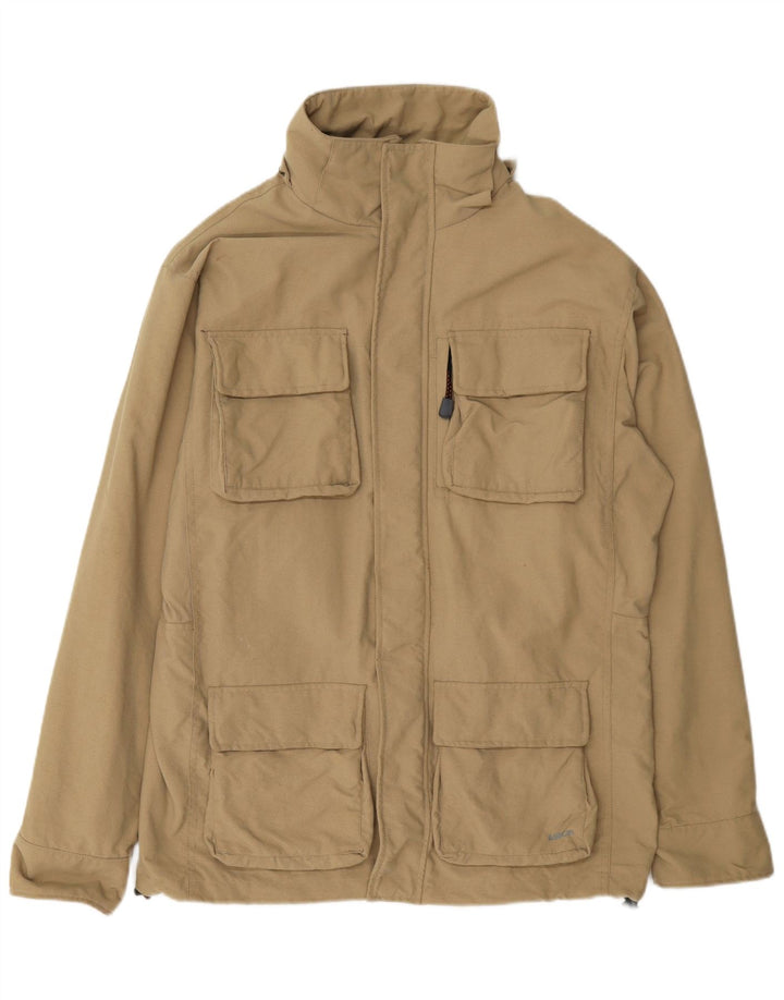 Aspesi Herre Utility Jacket UK 38 Medium Beige Polyamid