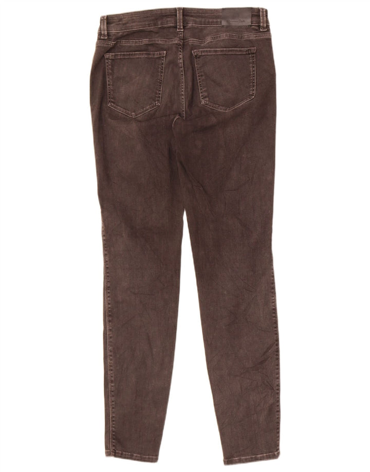 Massimo Dutti Dame Mid Rise Skinny Jeans EU 40 Medium W30 L30 Grå