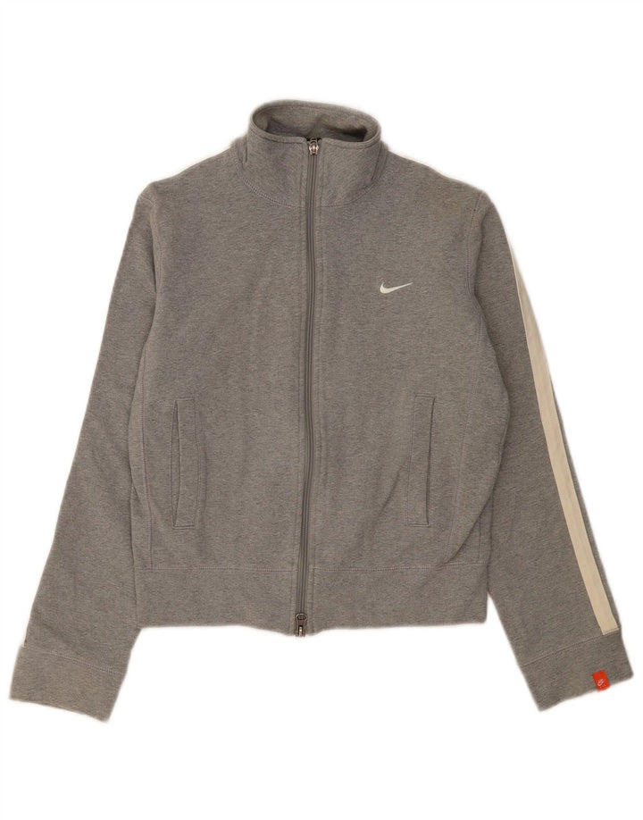 Nike træningsdragt topjakke til kvinder UK 10/12 Medium Grey Colourblock