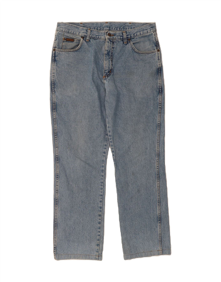 WRANGLER Mens Texas Straight Jeans W36 L31 Blue Cotton Vintage Wrangler and Second-Hand Wrangler from Messina Hembry 