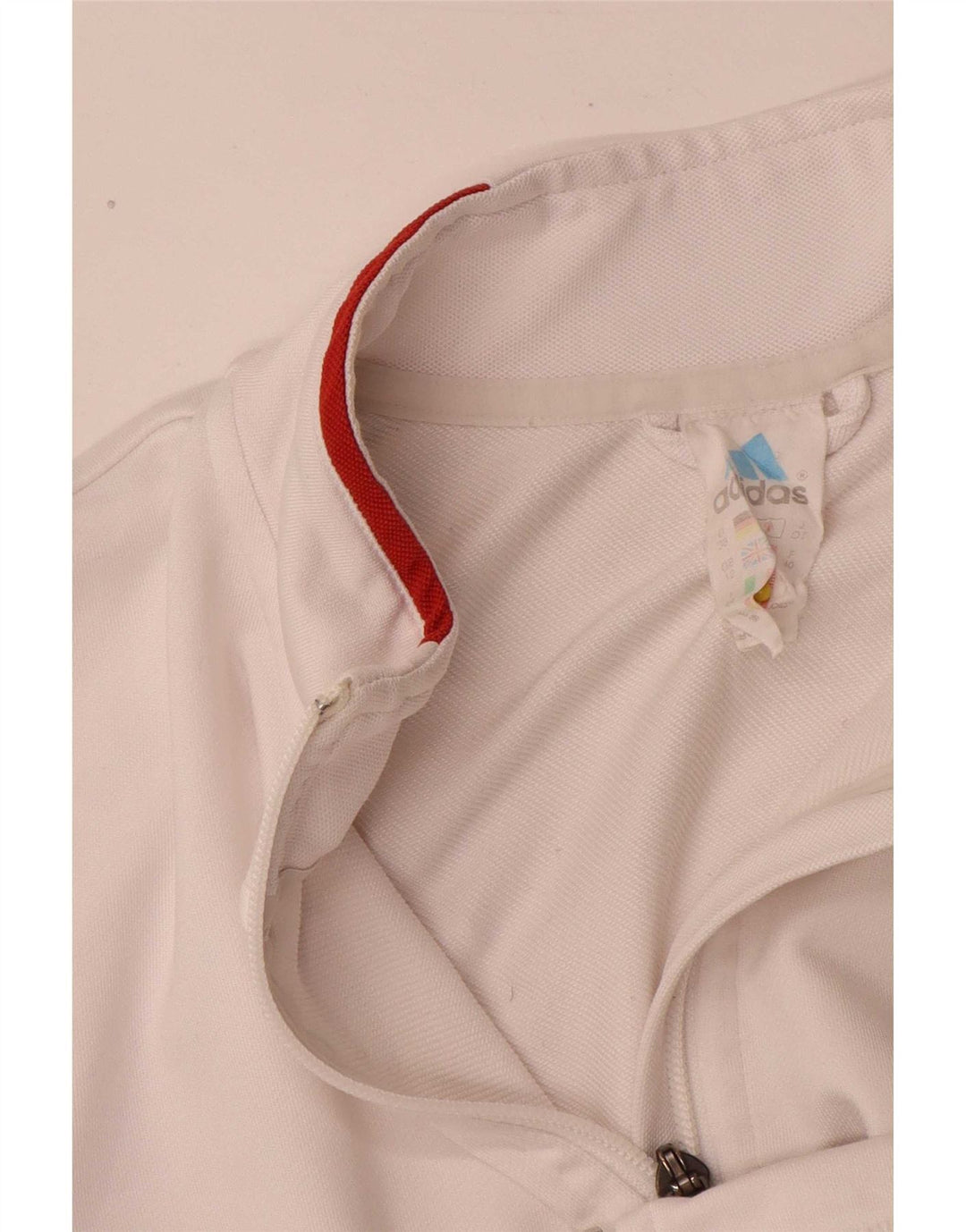 Adidas Træningsdragt til mænd Topjakke UK 12 Medium White Polyester