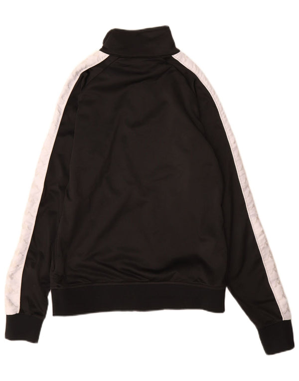 Kappa Boys Tracksuit Topjakke 13-14 år Medium Sort Colourblock
