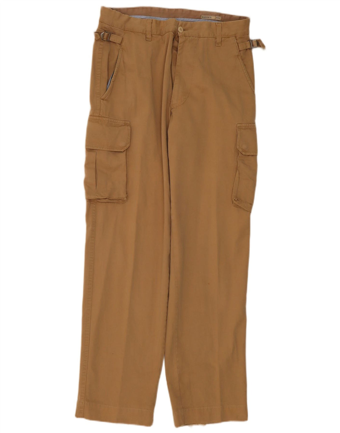 Mason's Straight Cargo Bukser til mænd W32 L33 Beige Bomuld