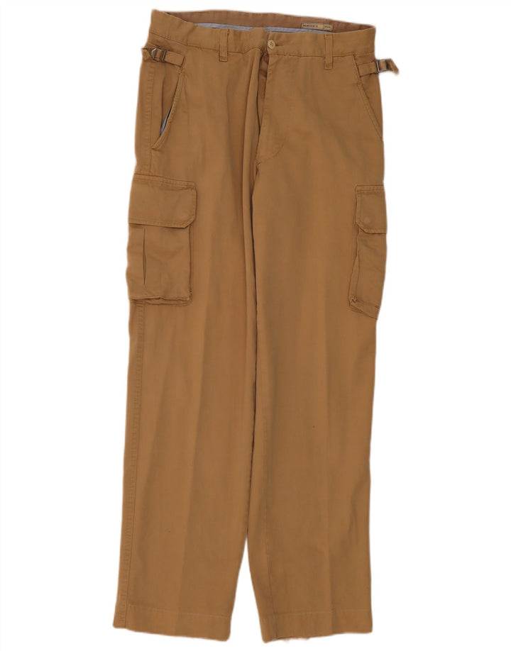 Mason's Straight Cargo Bukser til mænd W32 L33 Beige Bomuld
