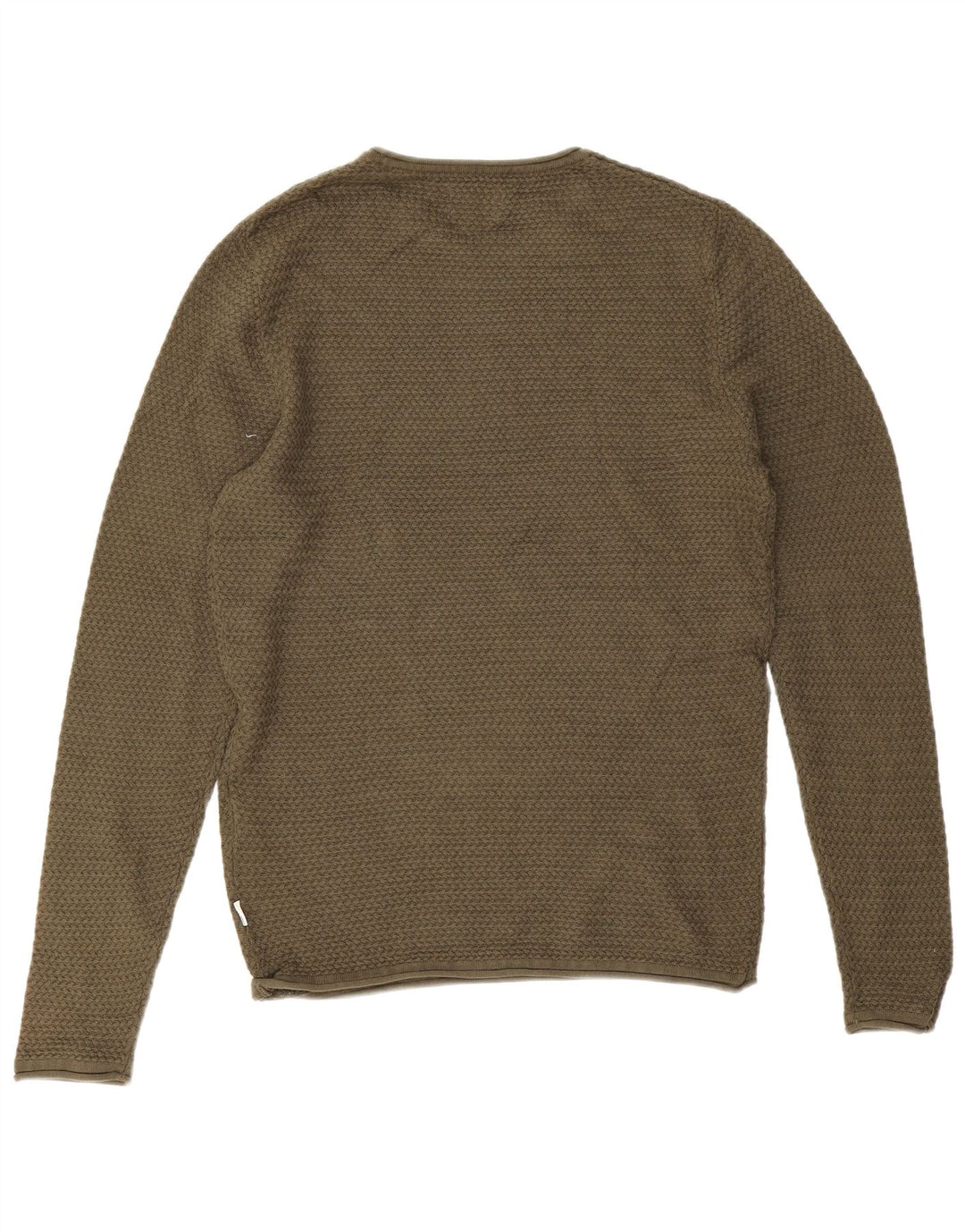 Jack & Jones Herre sweater med rund hals, lille Khaki Bomuld