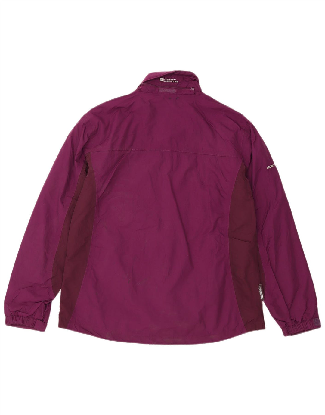 Mountain Warehouse Dame Regnjakke UK 16 Stor Lilla Colourblock Nylon