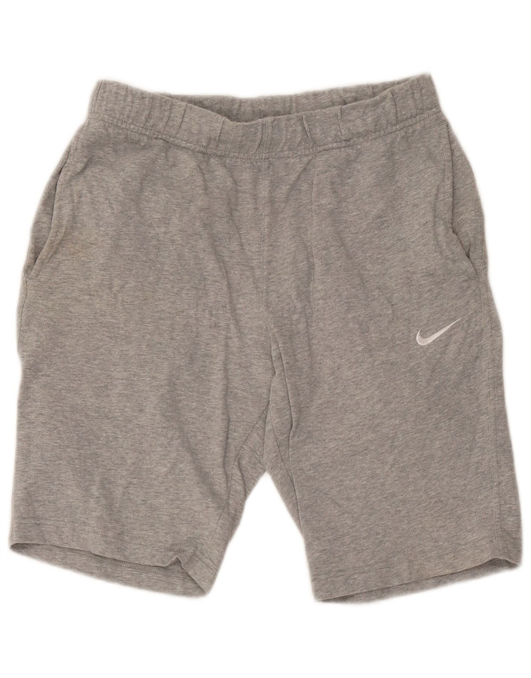 Nike Casual Shorts til mænd, små grå flækkede bomuld