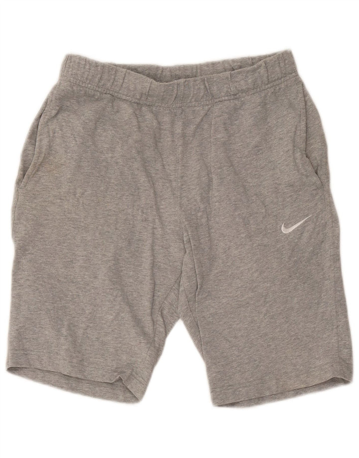 Nike Casual Shorts til mænd, små grå flækkede bomuld