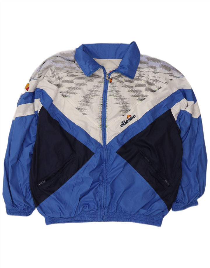 Ellesse Herre hel træningsdragt IT 50 Large Blue Colourblock Polyester