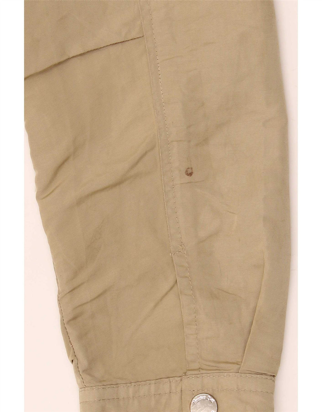 Massimo Dutti Dame Hætte Oversized Parka Jacket UK 6 XS Khaki