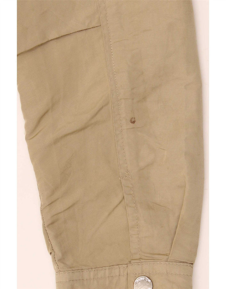 Massimo Dutti Dame Hætte Oversized Parka Jacket UK 6 XS Khaki