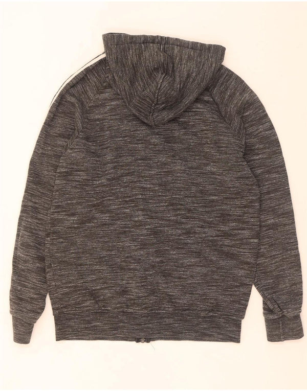 Adidas hættetrøje med lynlås til mænd Medium Grey Flecked Bomuld