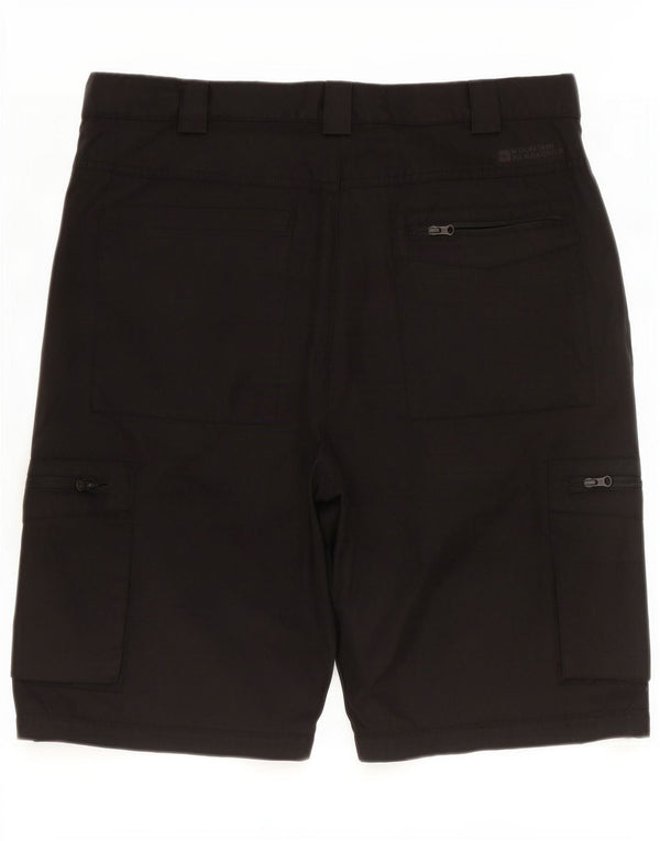 Mountain Warehouse Herre Cargo Shorts W34 Large Black Polyester