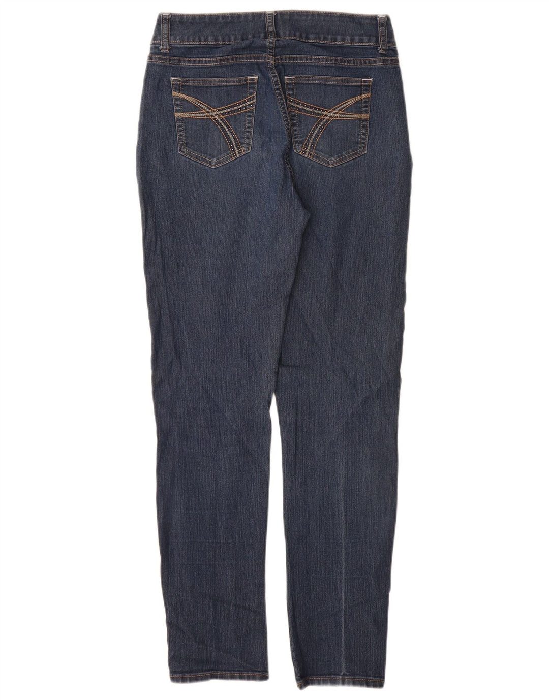 LEE kvinders ryttere mellemhøje skinny jeans US 6 medium W26 L30 blå bomuld