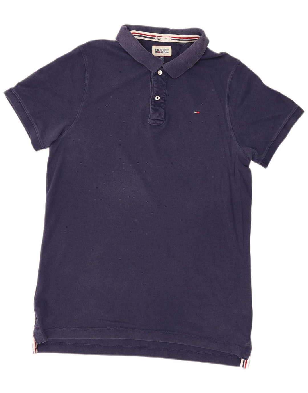 TOMMY HILFIGER Polo shirt til mænd XL marineblå bomuld