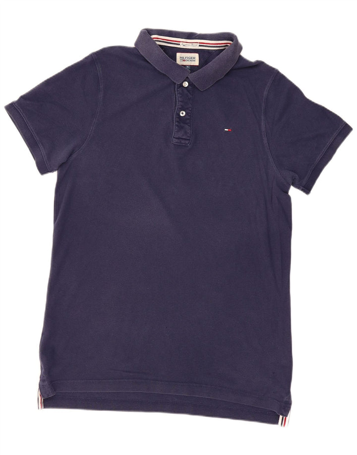 TOMMY HILFIGER Polo shirt til mænd XL marineblå bomuld