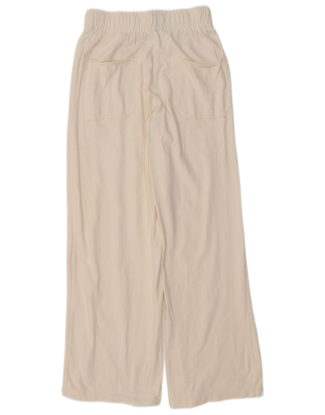 Zara træningsdragtsbukser til kvinder UK 8 Small off white bomuld