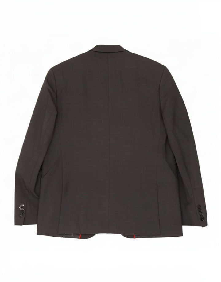 Marks & Spencer Herre 2 Button Blazer Jacket UK 46 XL Sort Polyester