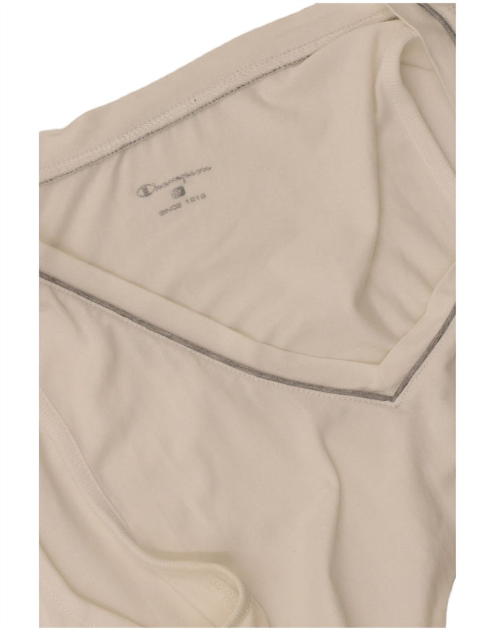 Champion Damevest Top UK 12 Medium White Colourblock