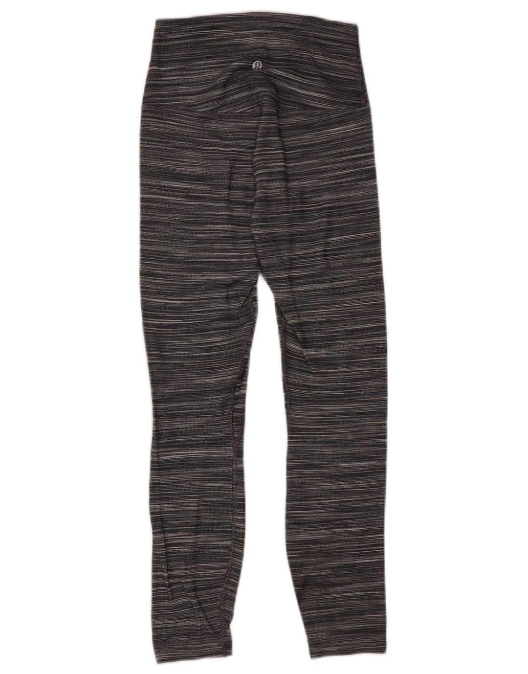 LULULEMON Womens Leggings US 4 Small Grey Striped Nylon