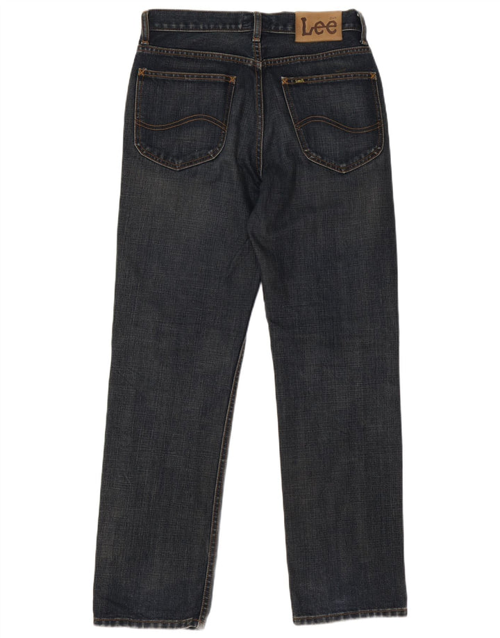 Lee Straight Jeans til mænd W30 L31 Marineblå bomuld