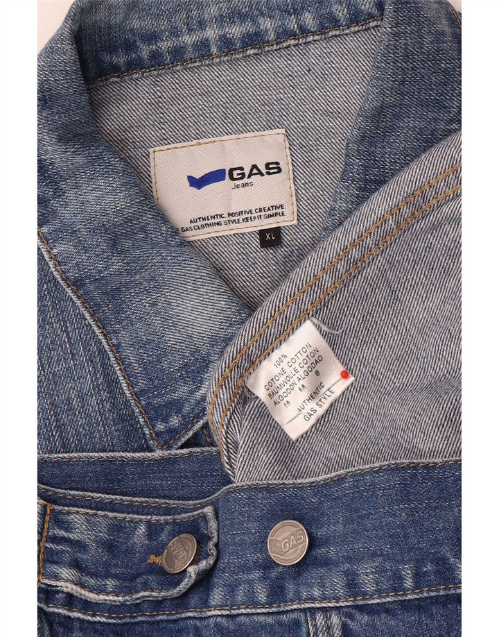 Gas Herre denimjakke UK 42 XL Blå Bomuld
