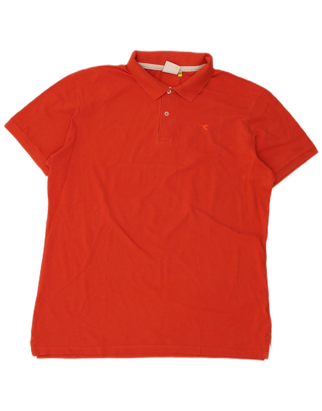 Diadora herre poloshirt 3XL orange bomuld