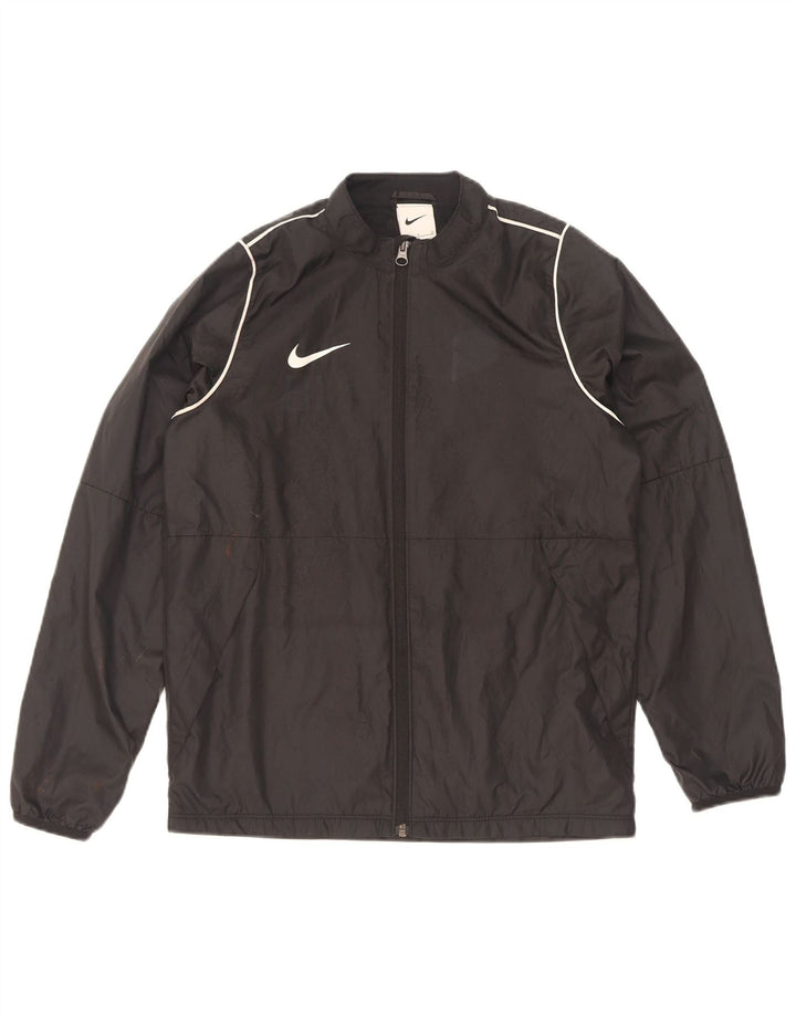 Nike Træningsdragt Topjakke til drenge 12-13 år Stor sort polyester