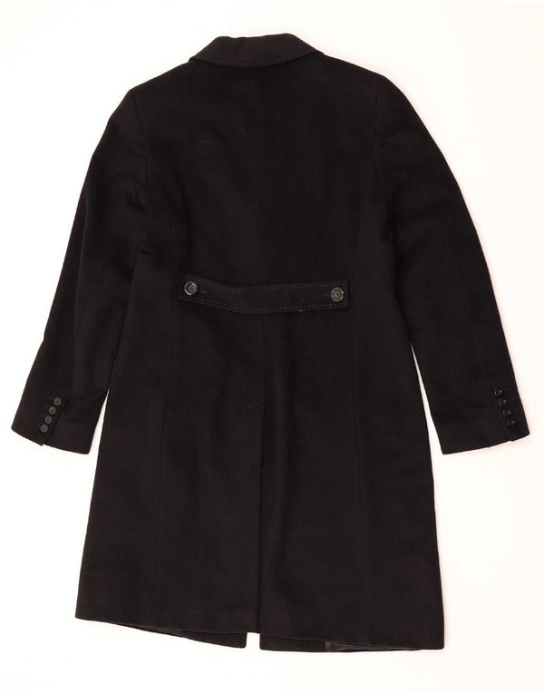 Intrend Dame Overfrakke UK 12 Medium Sort Uld