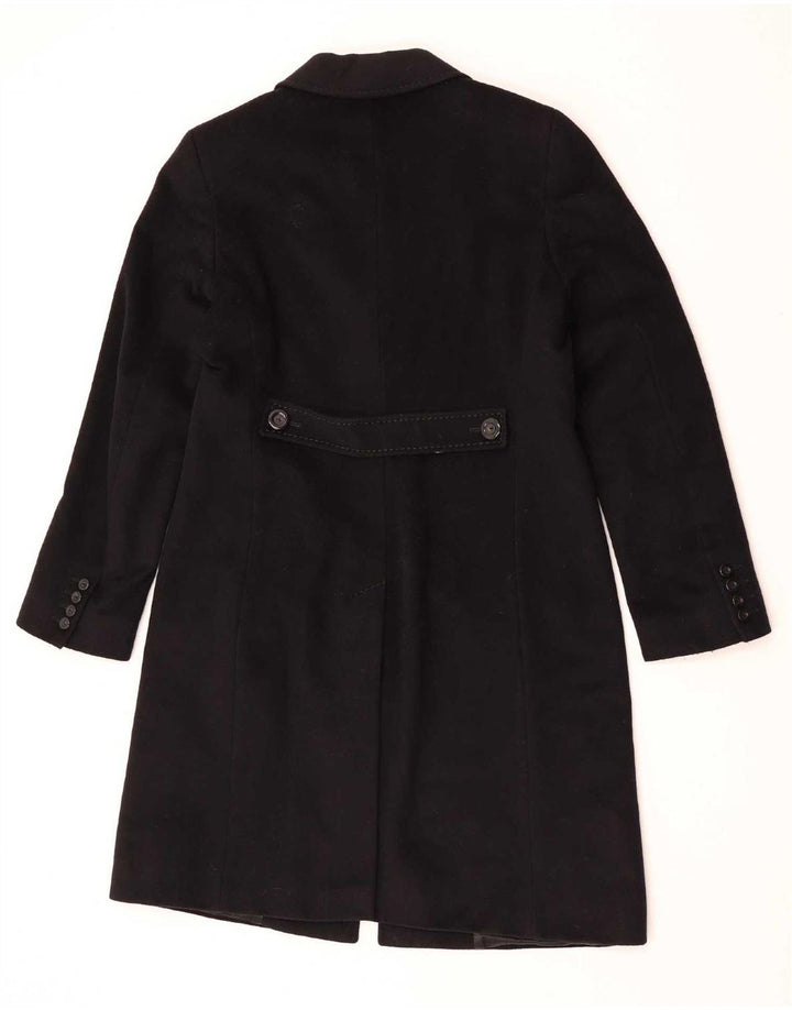 Intrend Dame Overfrakke UK 12 Medium Sort Uld