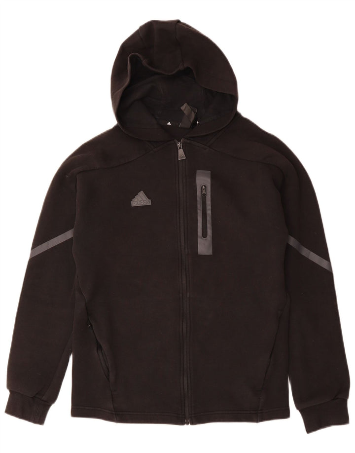 ADIDAS Hættetrøje med lynlås til mænd, lille sort