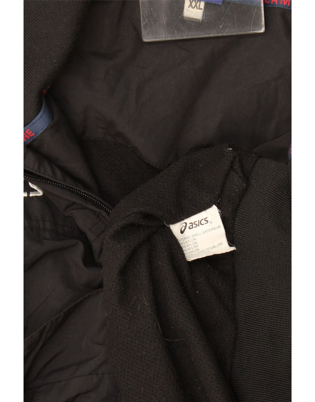 Asics Herre Bomber Jacket UK 44 2XL Sort Nylon