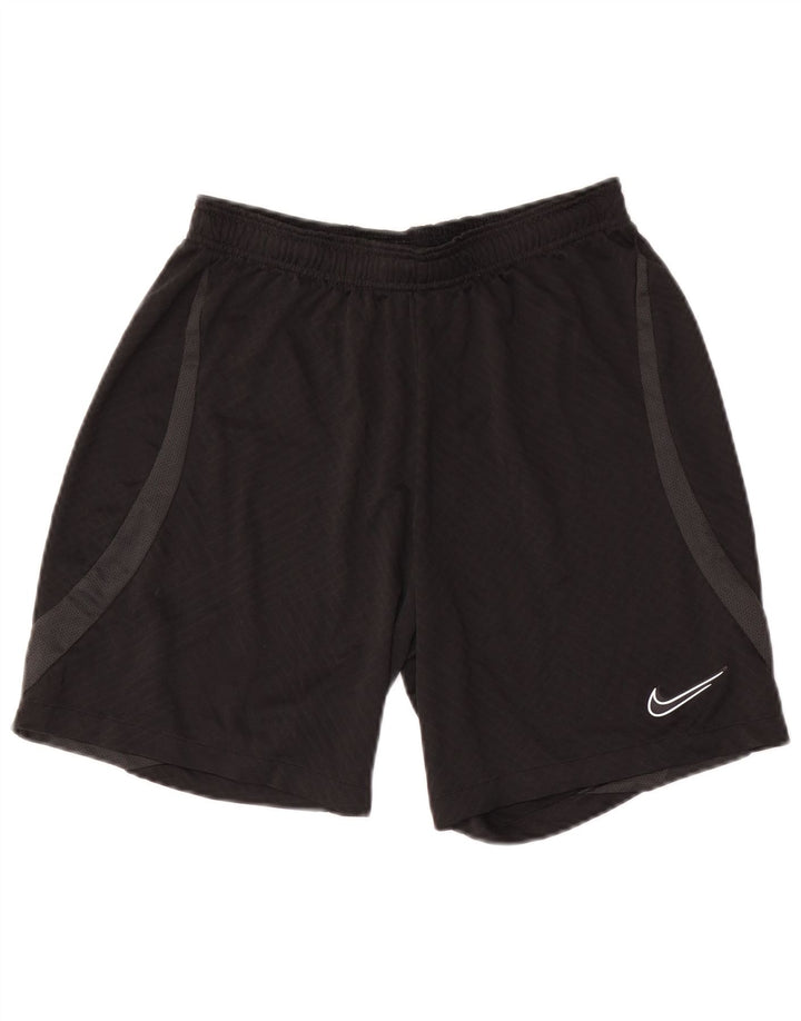 Nike Herre Dri Fit Slim Sportsshorts Medium Sort Colourblock Polyester