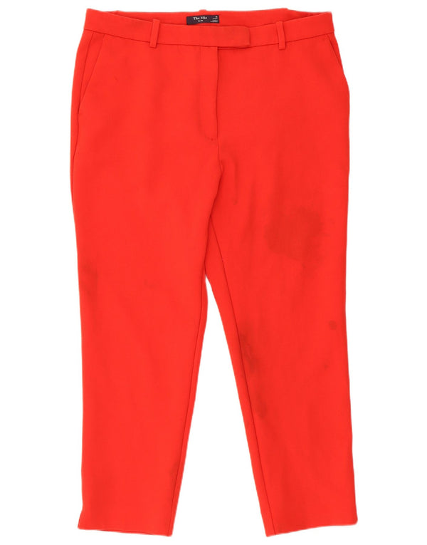 Marks & Spencer, koniske cropped bukser til kvinder UK 16 Large W34 L26 Red