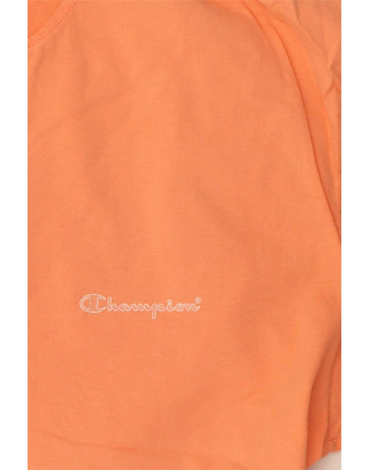 Champion Herre T-Shirt Top Medium Orange